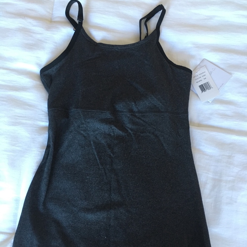 Beyond Yoga Multicross Bra Top, Heather Gray M